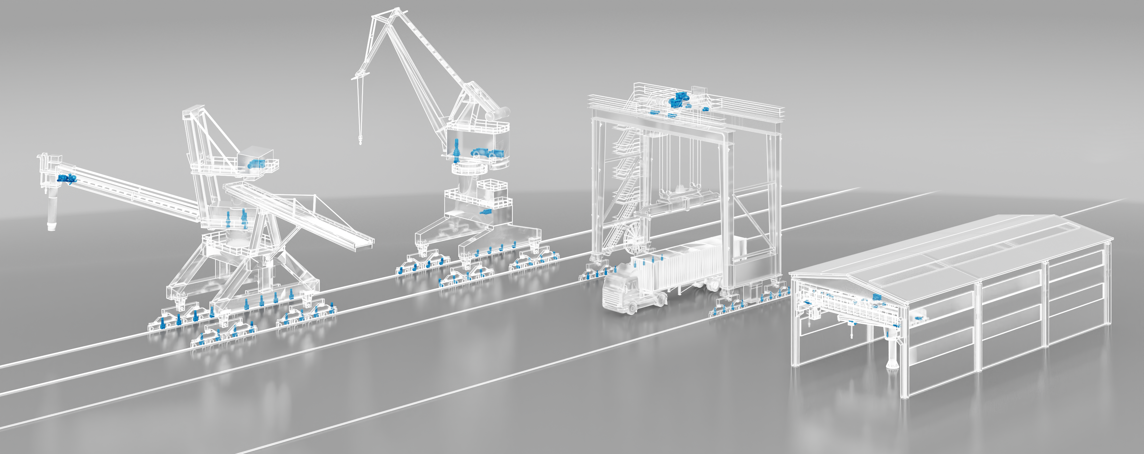 Logistic & Industrial cranes – Livello 0 3759×1493